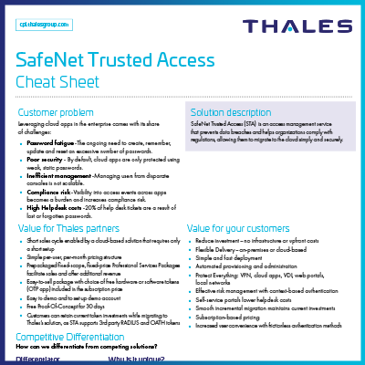 Thales Accelerate Partner Network - Overview